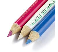 Prym Craies stylo et brosses 611628 – 4 pièces rose/bleu/blanc