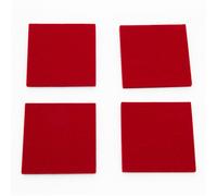 Set de 4 dessous-de-verre carrés 9x9cm LxWxH 9x9x0.5cm