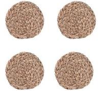 Set de 4 dessous de verre jonc de mer 11 cm Table passion