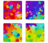 Set de 4 dessous de verre - Sous verre Palette - Pylones Palette G