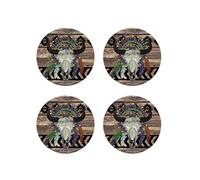 CBKREATION Set de 4 dessous de verres Cbkreation Dim : 9.5 cm x 9.5