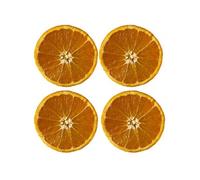 CBKREATION Set de 4 dessous de verres Orange Cbkreation Dim : 9.5 cm x 9.5