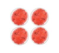 Set de 4 dessous de verres pasteque Cbkreation