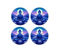 Set de 4 dessous de verres sagesse de bouddha Cbkreation