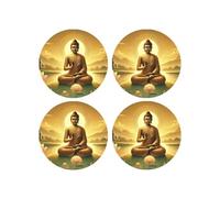Set de 4 dessous de verres sérénité de bouddha Cbkreation