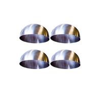 AltoBuy Set de 4 dômes de présentation en INOX (Ø8cm)