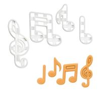 set de 4 emporte-pièces à notes de musique, 4 pièces