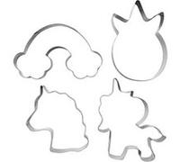 Set de 4 emporte-pièces licorne Zenker Emporte-pièces Gris