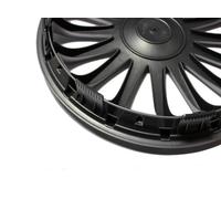 Set de 4 Enjoliveurs de Roue Strong Blanc / Noir 14"