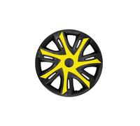 Set de 4 enjoliveurs NRM N-Power 15” bicolore jaune-noir