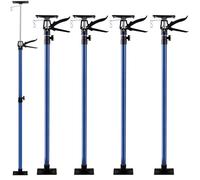 Set de 4 étai de porte/étai de soutien acier réglable hauteur 115-290cm max. 30kg bricolage atelier maison garage étai télescopique