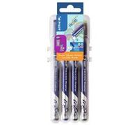 Pilot - Feutres effaçables Frixion Fineliner Fun - Set 4 Turquoise, Rose, Violet, Vert G