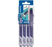Pilot – Fineliner effaçable Frixion Set to Go 4 – Pointe moyenne – 1 bleu 1 rouge 1 vert 1 noir