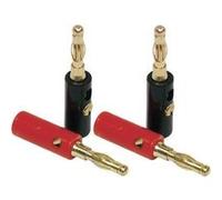 Set de 4 fiches bananes dynavox 206858 G