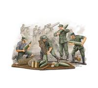 Set De 4 Figurines - Artilleurs Allemands (En Action N02)