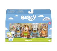 Set de 4 figurines Bluey La famille en cuisine