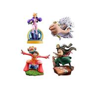 Set de 4 figurines en PVC One Piece Petitrama Logbox Re Birth Egghead 9 cm