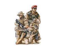 Set De 4 Figurines Isaf Afghanistan 2009 (Troupes Allemandes)