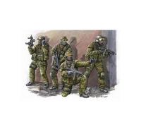 Set De 4 Figurines Ksk Commandos Afghanistan 2009 (Troupes Allemandes)