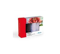 Amann Mettler Fil à coudre SERALON SE4 Kit Noir & Blanc – 4 bobines 200 m, 100% polyester
