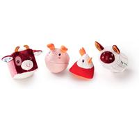 Lilliputiens Hochets – Lot de 4 Formes Ferme