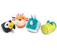 LILLIPUTIENS - Set de 4 hochets Jungle