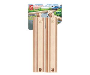 Set de 4 longs rails droits Circuit de train en bois Hape® - Rail