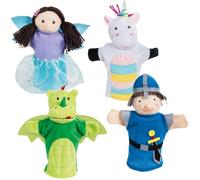 Roba Set De 4 Marionnettes À Main En Peluche - Pour Théâtre De Guignol