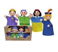 Set de 4 marionnettes blanche neige