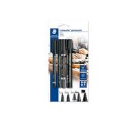 Staedtler Lumocolor 60 BK Marqueur permanent noir résiste à l'eau: oui