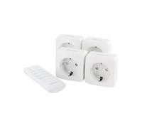- Set de 4 mini-prises télécommandées Schuko 2300W