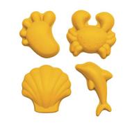 Set de 4 moules de plage en silicon