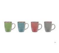 Set de 4 mugs en céramique 270 ml