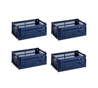 Set de 4 paniers Colour Crate recyclé S LxWxH 26.5x17x10.5cm