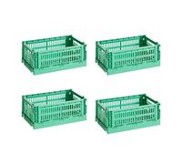 Set de 4 paniers Colour Crate recyclé S LxWxH 26.5x17x10.5cm
