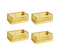 Set de 4 paniers Colour Crate recyclé S LxWxH 26.5x17x10.5cm