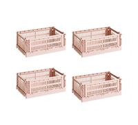 Set de 4 paniers Colour Crate recyclé S LxWxH 26.5x17x10.5cm
