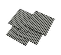 Set de 4 panneaux acoustiques Vang 1,44 m² effet chêne, gris clair