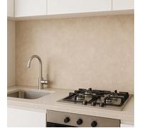 Set de 4 panneaux muraux décoratifs Bladel 120 x 60 cm beige pierre _x000D_