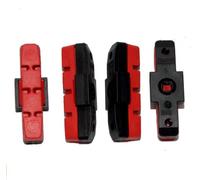 Set de 4 patins de freins rouges pour magura hS 33