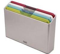 Joseph Joseph – Planches à découper Folio Icon – Set de 4 antidérapantes, étui multicolore