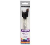 Daler Rowney – Kit de loisirs créatifs – Ensemble de 4 pinceaux Graduate pour nuances
