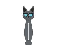 Set de 4 Pinces pour Le Linge ou la Cuisine Michael modèle Chat intello - Derrière la Porte (DLP)