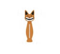 Set de 4 Pinces pour Le Linge ou la Cuisine Michael modèle Chat Rigolo - Derrière la Porte (DLP)