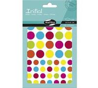 Maildor Gommettes MY MANDARINE AE042O Initial – 4 pl. 10,5x16 cm – Ronds Vifs et Pastel (232)