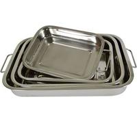 Set de 4 poêles à braiser Rôtissoire à viande Poêle à servir Plat à braiser