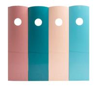 Exacompta - Réf. 182606SETD - Set de 4 classeurs à revues MAG-CUBE Skandi, porte-revues, catalogues, magazines, rangement pour documents format A4 et A4 maxi - largeur 27,5 xm - 4 couleurs assorties