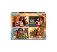 Set de 4 Puzzles 380 pièces Vaiana 2 Multi