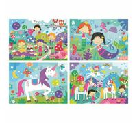 Set de 4 Puzzles Educa 18905 Fantaisie