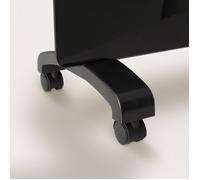 Set de 4 roues - Create - Pour EVERWARM/WARM CRYSTAL - Noir - Facile à installer